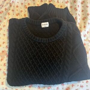 Sunday Best Classic Black Crewneck Sweater